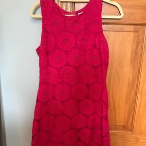 Charming Charlie Fuchsia Floral Dress